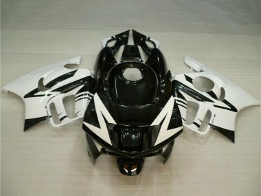 1995-1996 Honda CBR600 F3 Motorcycle Fairings - White Glossy Black UK