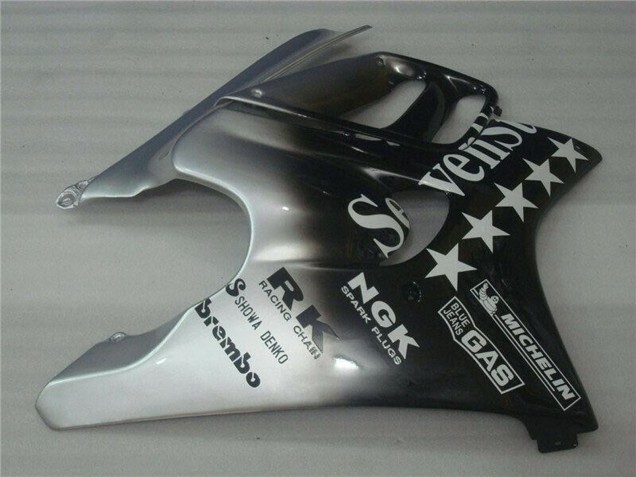 1995-1996 Honda CBR600 F3 Motorcycle Fairings - Silver Glossy Black SevenStars UK