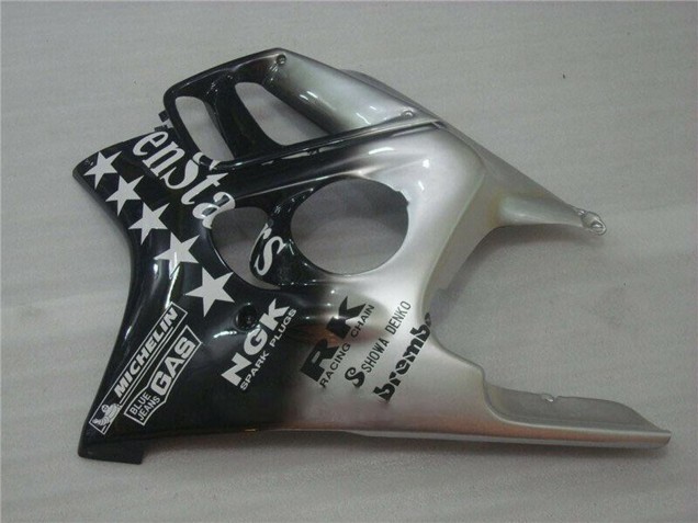1995-1996 Honda CBR600 F3 Motorcycle Fairings - Silver Glossy Black SevenStars UK