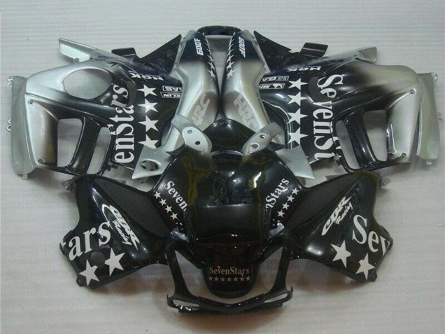 1995-1996 Honda CBR600 F3 Motorcycle Fairings - Silver Glossy Black SevenStars UK