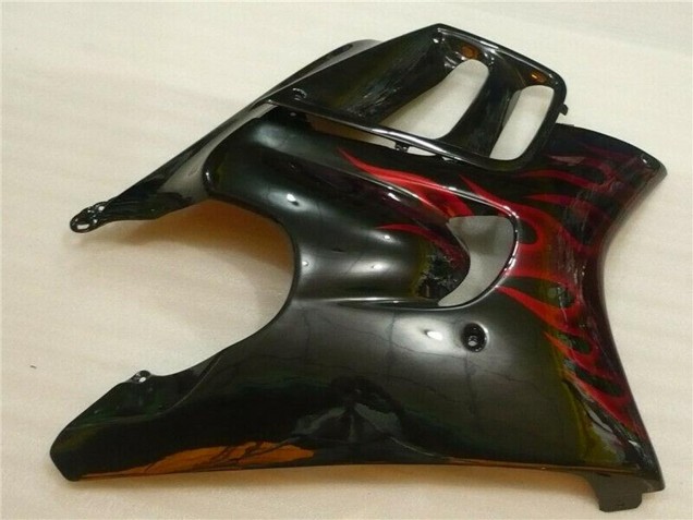 1995-1996 Honda CBR600 F3 Motorcycle Fairings - Glossy Black Red Flame UK