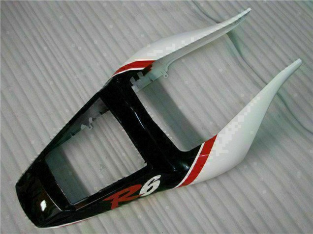 1998-2002 Yamaha YZF R6 Motorcycle Fairing - White Red Glossy Black UK