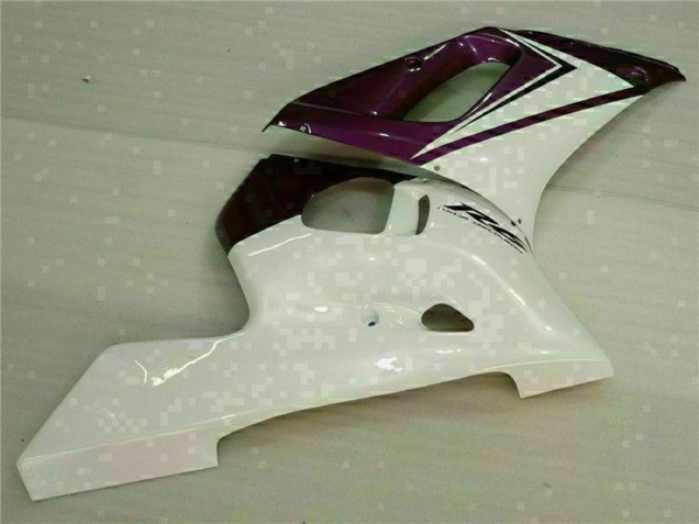 1998-2002 Yamaha YZF R6 Motorcycle Fairings - White Purple UK