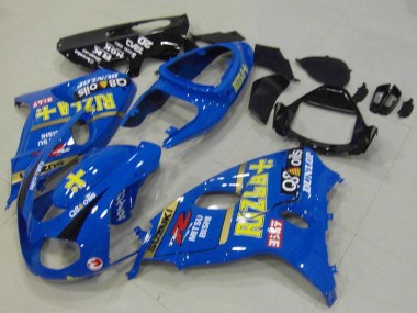 1998-2003 Suzuki TL1000R Motorcycle Fairings - Blue Yellow Black Rizla Dunlop UK
