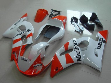 1998-2002 Yamaha YZF R6 Motorcycle Fairings - White Red Marlboro UK