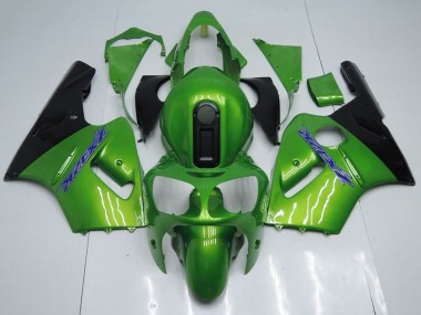2000-2001 Kawasaki ZX12R Motorcycle Fairings - Green Black Blue UK