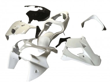2000-2001 Kawasaki ZX9R Motorcycle Fairings - White Black UK