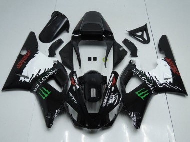 2000-2001 Yamaha YZF R1 Motorcycle Fairings - Glossy Black White Red Green Monster UK