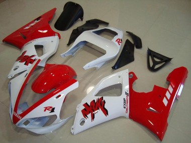 2000-2001 Yamaha YZF R1 Motorcycle Fairing - White Red UK