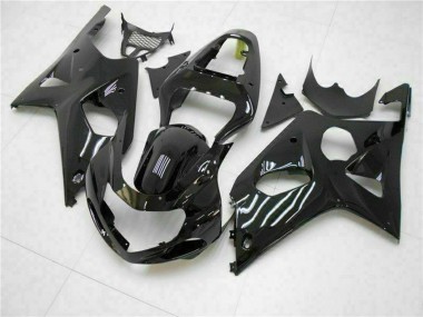 2000-2002 Suzuki GSXR 1000 Motorcycle Fairings - Glossy Black UK