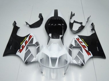 2000-2006 Honda VTR1000 Motorcycle Fairings - White Glossy Black UK