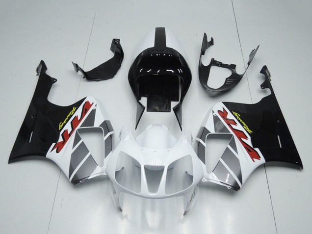 2000-2006 Honda VTR1000 Motorcycle Fairings - White Glossy Black UK