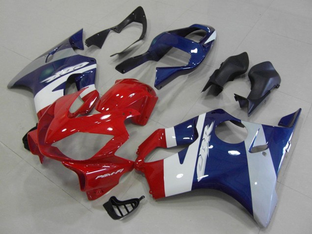 2001-2003 Honda CBR600 F4i Motorcycle Fairings - White Blue Red UK