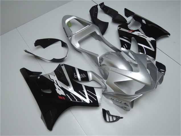 2001-2003 Honda CBR600 F4i Motorcycle Fairing - Silver Glossy Black UK