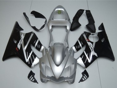 2001-2003 Honda CBR600 F4i Motorcycle Fairing - Silver Glossy Black UK