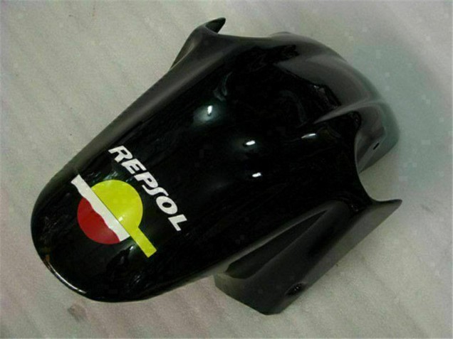 2001-2003 Honda CBR600 F4i Motorcycle Fairings - Yellow Orange Glossy Black Rossi 46 UK