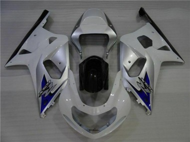 2001-2003 Suzuki GSXR 600/750 Motorcycle Fairings - White Silver Blue Black UK