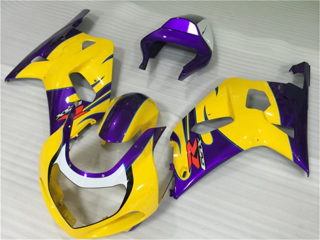 2001-2003 Suzuki GSXR 600/750 Motorcycle Fairings - Yellow Purple UK