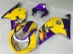 2001-2003 Suzuki GSXR 600/750 Motorcycle Fairings - Yellow Purple UK