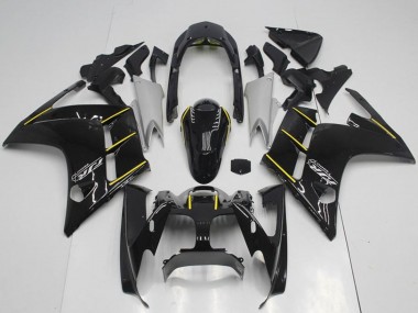2001-2006 Yamaha FJR1300 Motorcycle Fairings - Glossy Black Yellow UK