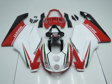 2003-2004 Ducati 749 Motorcycle Fairings - White Red Green Glossy Black UK