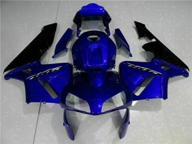 2003-2004 Honda CBR600RR Motorcycle Fairing Kits - Blue Glossy Black UK