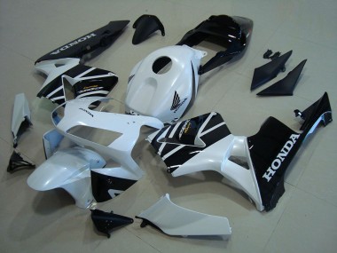 2003-2004 Honda CBR600RR Motorcycle Fairings - White Glossy Black UK