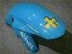 2003-2004 Suzuki GSXR 1000 Motorcycle Fairings - Blue White Yellow Rizla UK