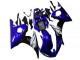 2003-2004 Yamaha YZF R6 Motorcycle Fairings - Blue White Glossy Black UK