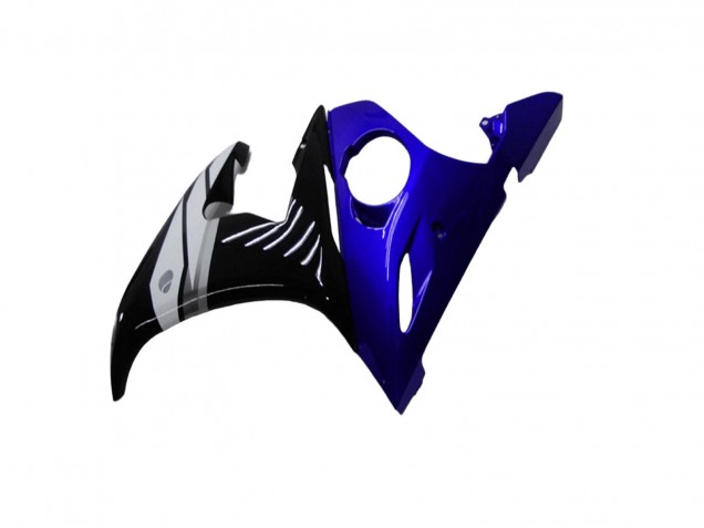 2003-2004 Yamaha YZF R6 Motorcycle Fairings - Blue White Glossy Black UK