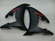 2003-2004 Yamaha YZF R6 Motorcycle Fairings - Glossy Black Matte Black Red Decals UK