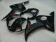 2003-2004 Yamaha YZF R6 Motorcycle Fairings - Glossy Black Matte Black Red Decals UK