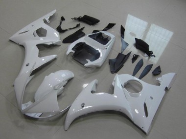 2003-2004 Yamaha YZF R6 Motorcycle Fairings - Glossy White UK