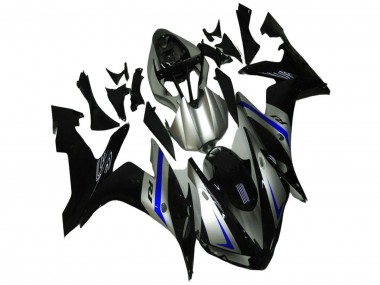 2004-2006 Yamaha YZF R1 Motorcycle Fairings - Silver Blue Black UK
