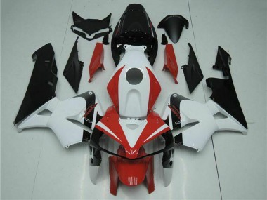 2005-2006 Honda CBR600RR Motorcycle Fairing Kits - White Red Black UK