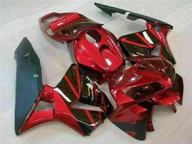 2005-2006 Honda CBR600RR Bike Fairings - Red Black UK