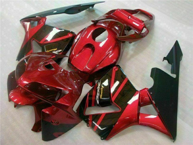 2005-2006 Honda CBR600RR Bike Fairings - Red Black UK