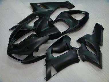 2005-2006 Kawasaki ZX6R Motorcycle Fairings - Matte Black UK