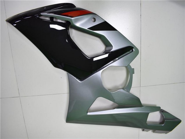 2005-2006 Suzuki GSXR 1000 Motorcycle Fairing - Glossy Black Silver UK