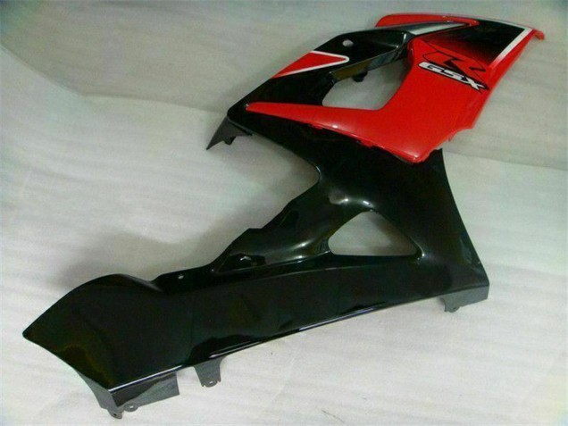 2005-2006 Suzuki GSXR 1000 Motorcycle Fairings - Red Glossy Black Matte Black UK