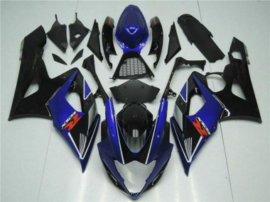 2005-2006 Suzuki GSXR 1000 Motorcycle Fairings - Blue Black UK