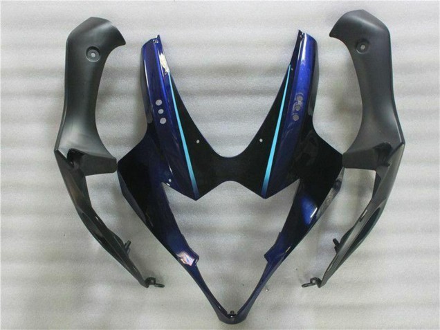 2005-2006 Suzuki GSXR 1000 Motorcycle Fairing Kits - White Blue Glossy Black UK