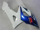 2005-2006 Suzuki GSXR 1000 Motorcycle Fairing Kits - White Blue Glossy Black UK