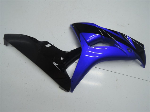 2006-2007 Honda CBR1000RR Motorcycle Fairing Kits - Blue Glossy Black UK