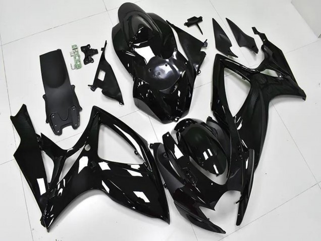2006-2007 Suzuki GSXR 600/750 Bike Fairings - Glossy Black UK