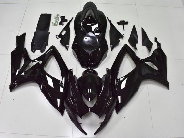 2006-2007 Suzuki GSXR 600/750 Bike Fairings - Glossy Black UK
