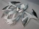 2006-2007 Suzuki GSXR 600/750 Motorcycle Fairings - White Silver UK