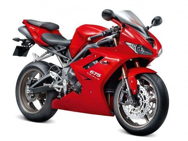 2006-2008 Triumph Daytona 675 Triple Motorcycle Fairing Kits - Red UK