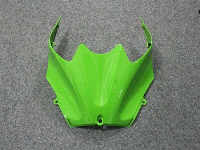 2006-2011 Kawasaki ZX14R ZZR1400 Motorcycle Fairing - Green Glossy Black UK
