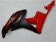 2007-2008 Honda CBR600RR Bike Fairings - Red Matte Black UK